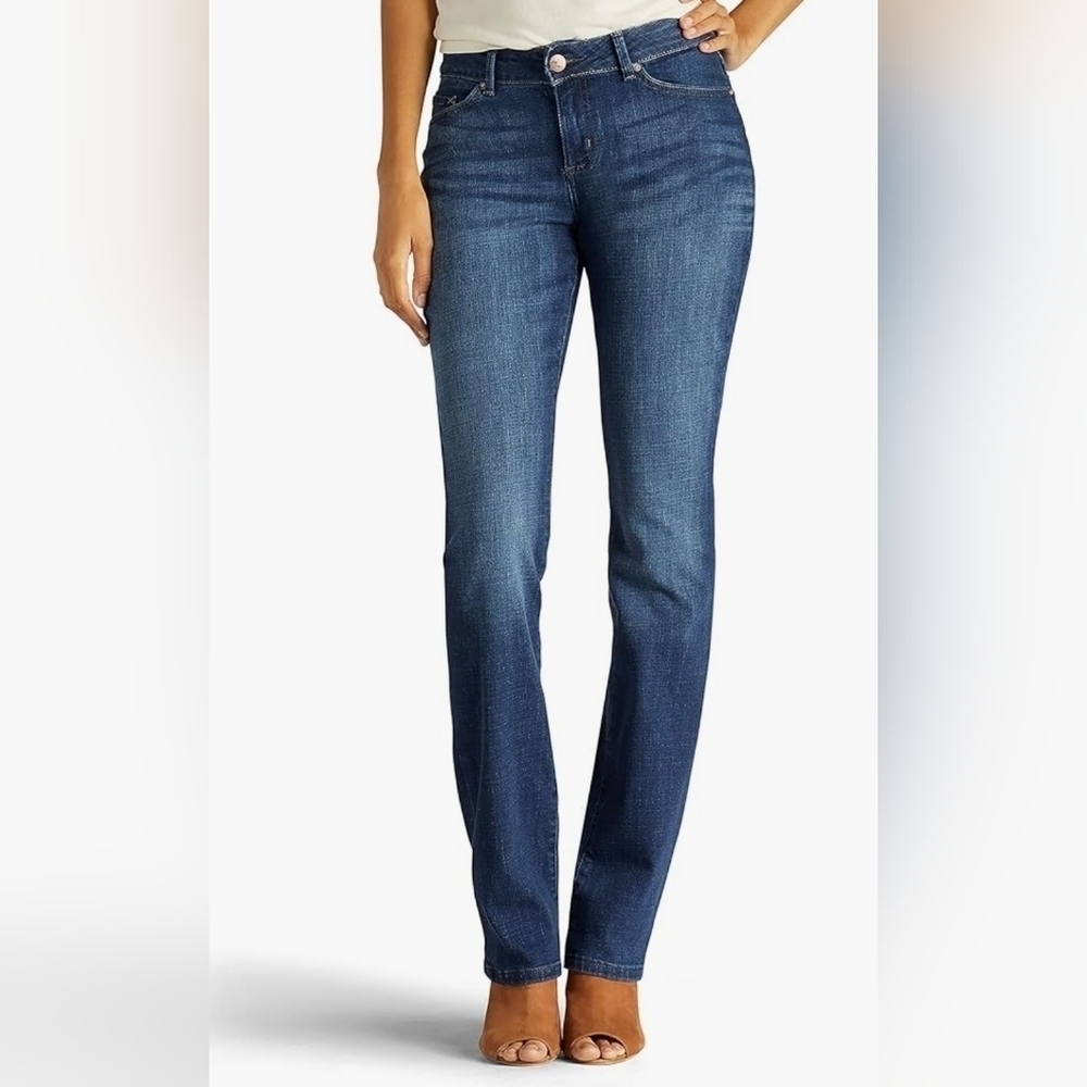 Lee Women's Modern Series Curvy-Fit  Bootcut Jeans Size 12 Short